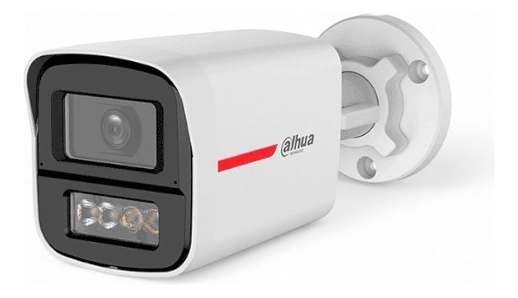 DH-HAC-HFW1249XN-A-PRO-0280B-DIP. Cámara Dahua Tipo Bala HDCVI, WizColor, 2MP, lente fijo 2.8mm, IR 50M, IP67.